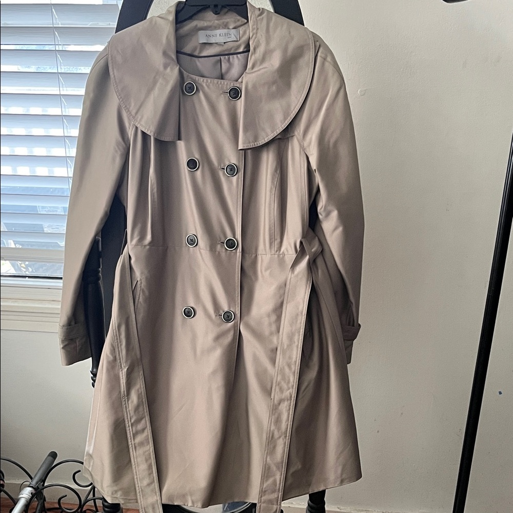 Anne Klein Classic Tan Trench Coat